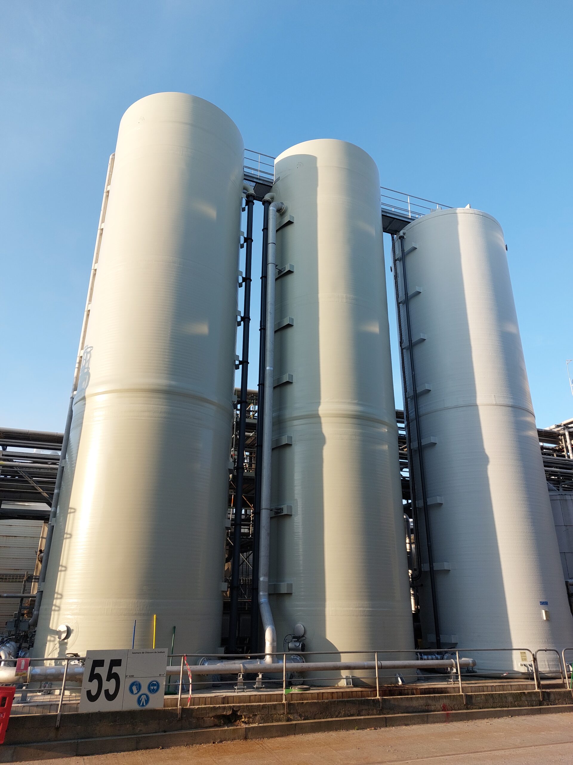 Replacement of tanks