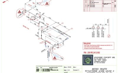 Replacement of sulfuric acid pipes