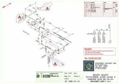 Remplacement de tuyauteries d’acide sulfurique